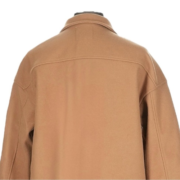 Avec Les Filles Camel Oversized Shacket Jacket Small NWOT Nordstrom Trendy Coat - Picture 4 of 8